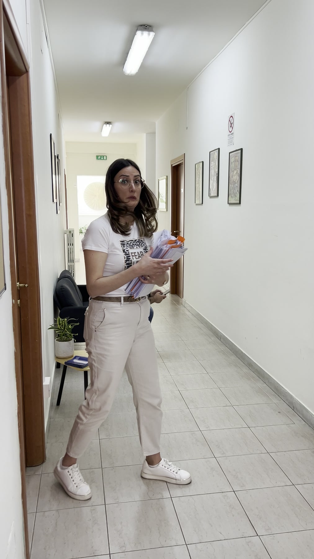 Il corridoio dell’istituto